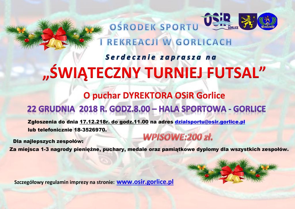 Świąteczny turniej futsalu