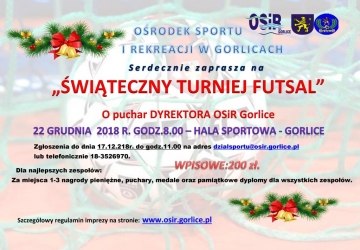 Świąteczny turniej futsalu