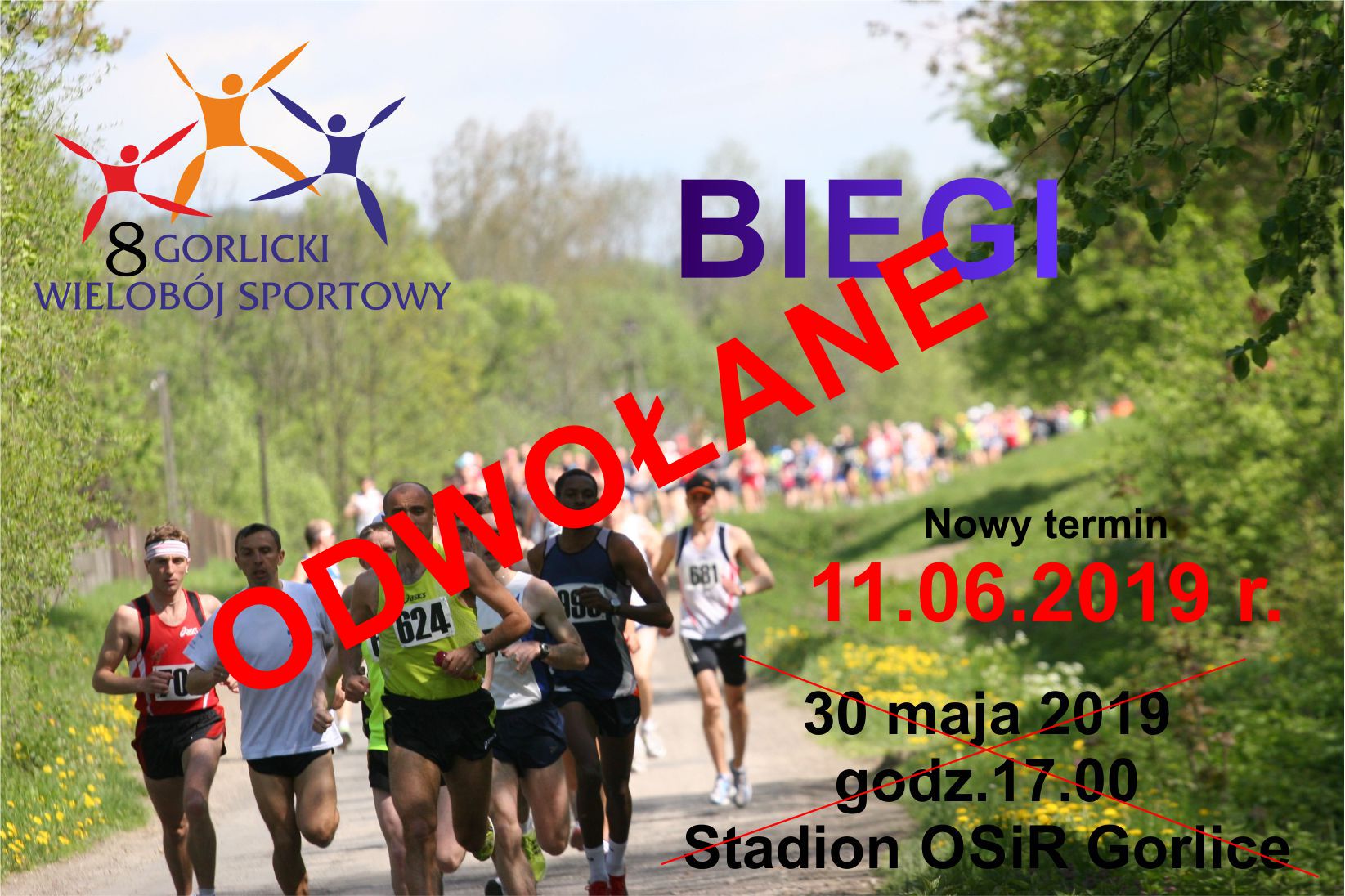 Odwołane zawody biegowe