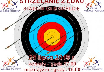 Strzelanie z łuku w ramach VIII Gorlickiego Wieloboju Sportowego