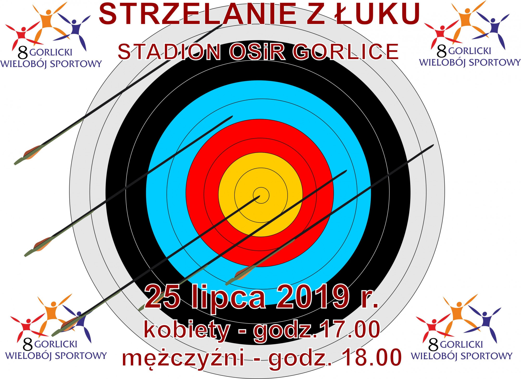 Strzelanie z łuku w ramach VIII Gorlickiego Wieloboju Sportowego