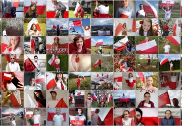 Selfie z flagą – prezentacja prac