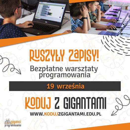 Giganci programowania - trwa nabór