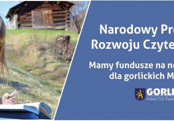 Narodowy Program Rozwoju Czytelnictwa  - mamy fundusze na nowe książki dla gorlickich MZS-ów