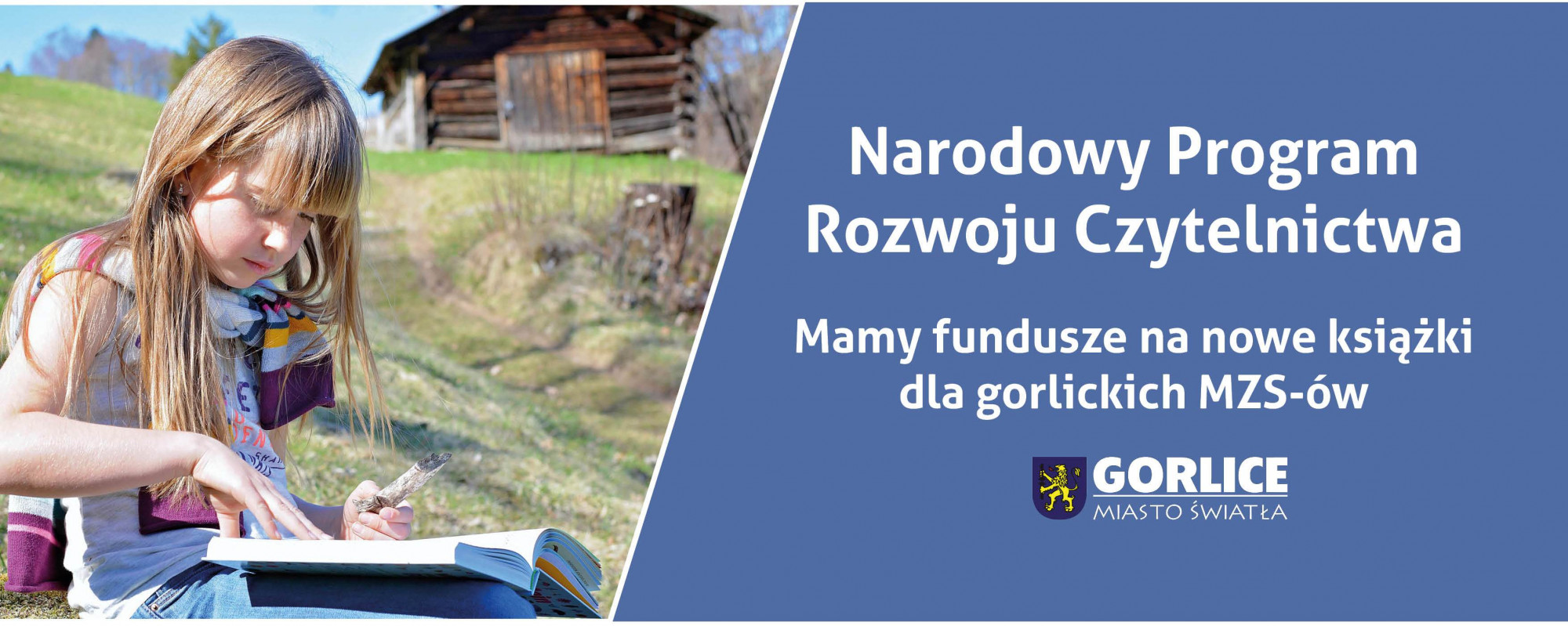 Narodowy Program Rozwoju Czytelnictwa - mamy fundusze na nowe książki dla gorlickich MZS-ów