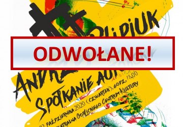 Spotkanie autorskie z Andrzejem Pilipiukiem odwołane!