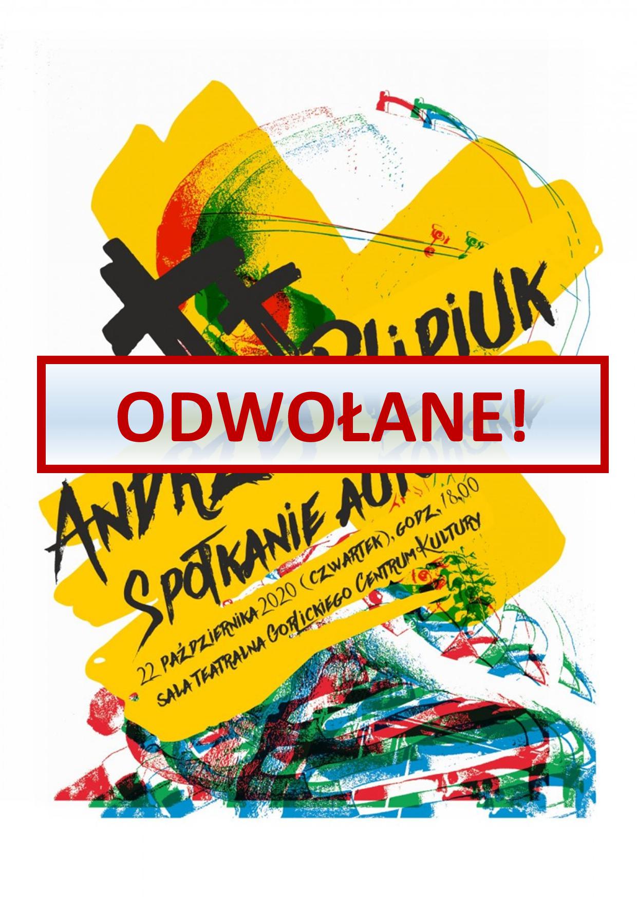 Spotkanie autorskie z Andrzejem Pilipiukiem odwołane!
