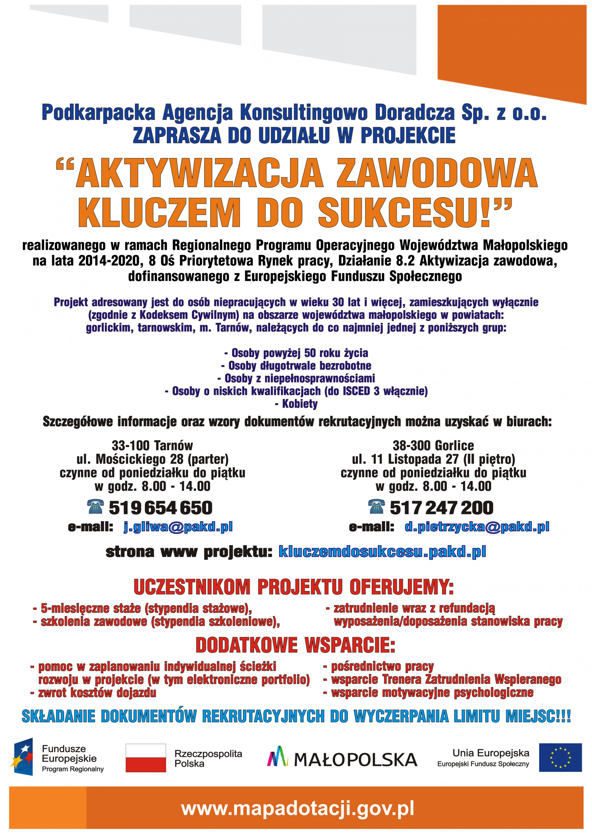 Aktywizacja zawodowa kluczem do sukcesu