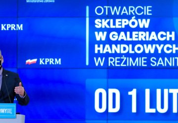 Od 1 lutego otwierte galerie handlowe i muzea. Przedłużamy pozostałe zasady bezpieczeństwa