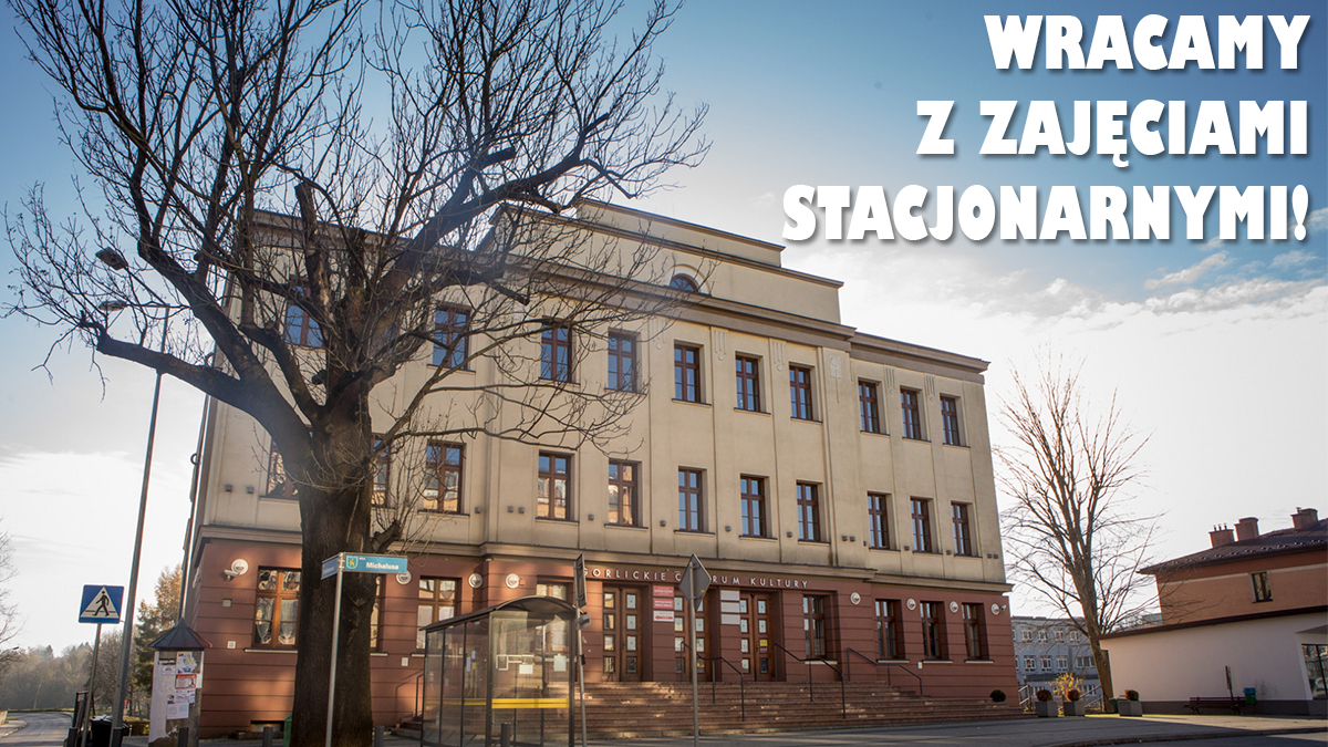 Wracają zajęcia stacjonarne w Gorlickim Centrum Kultury