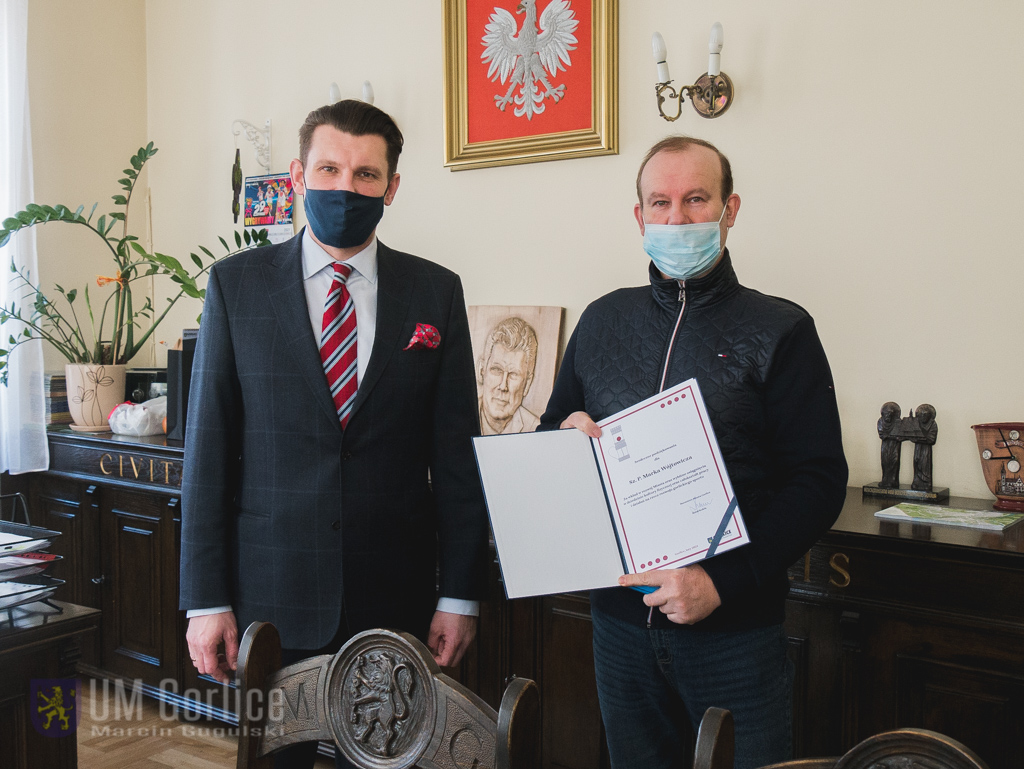 Burmistrz podziękował Markowi Wójtowiczowi