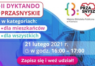 Zapraszamy do udziału w II Dyktandzie Przasnyskim!