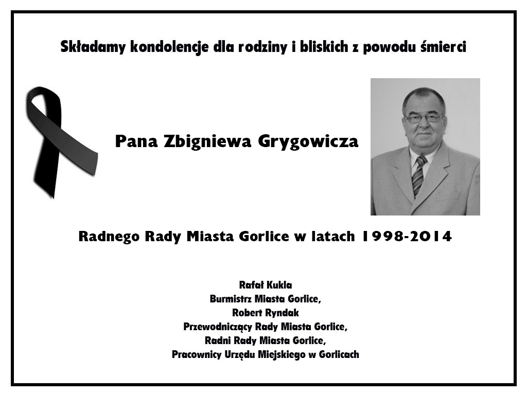 Zmarł Zbigniew Grygowicz