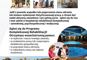 Rehabilitacja kompleksowa – wykorzystaj szansę!