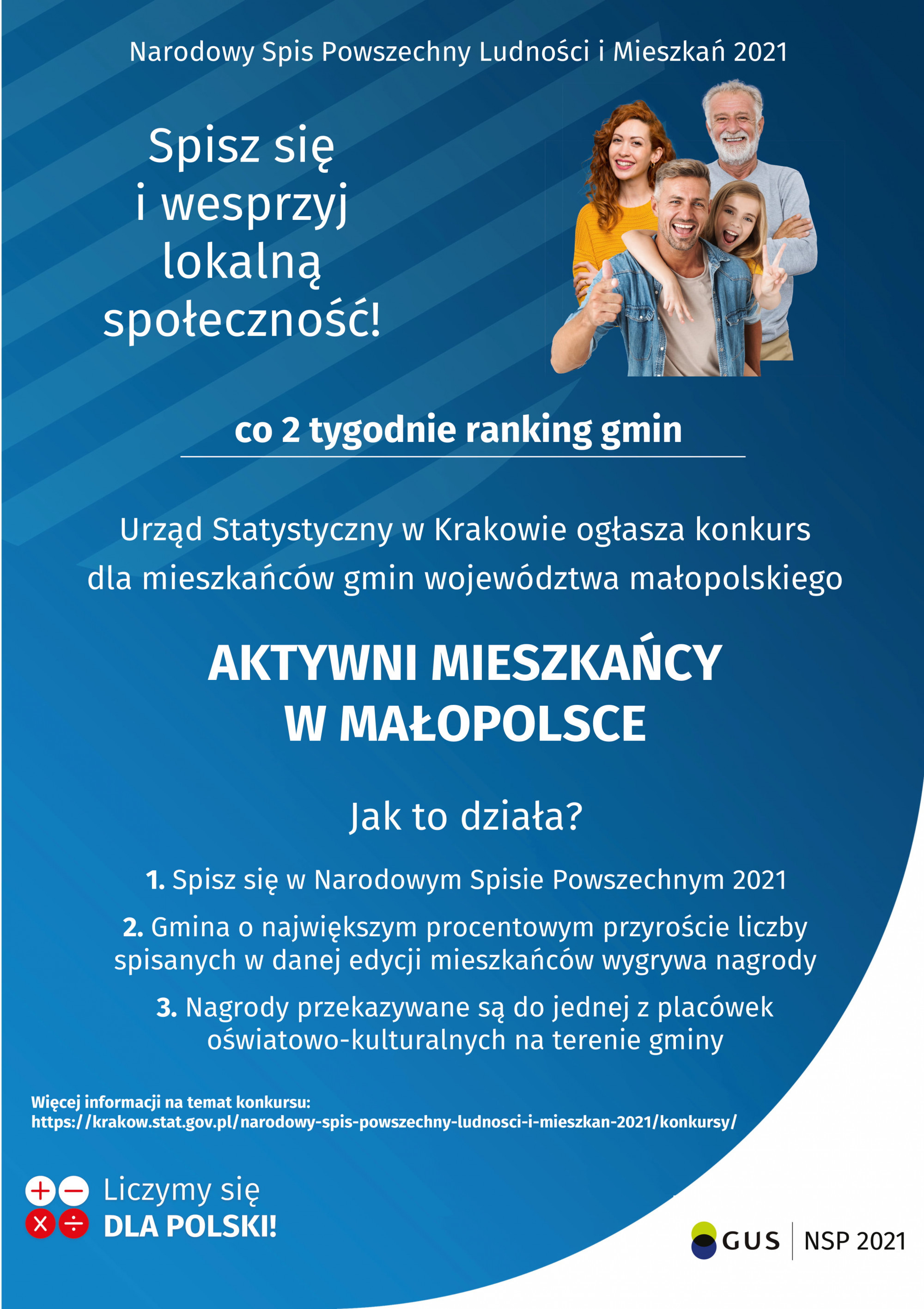 Aktywni mieszkańcy w Małopolsce