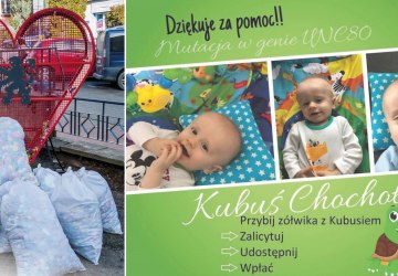 Pomóż włączyć napięcie w mięśniach Kubusia - zbieramy nakrętki!