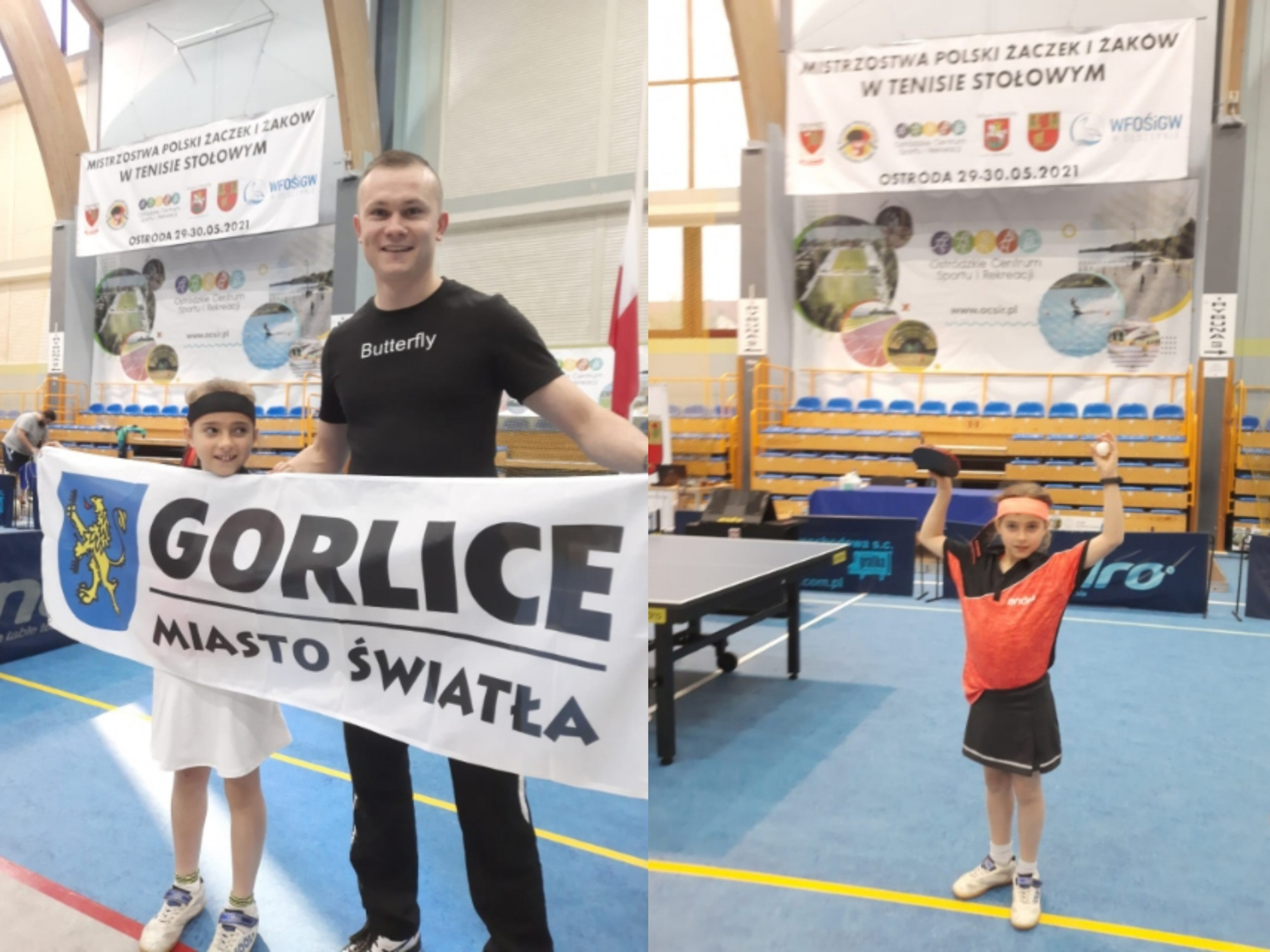 Zawodniczka z Gorlic na Mistrzostwach Polski w tenisie stołowym