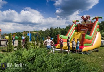 Zabawa z okazji Dnia Dziecka na Osiedlu Łysogórskim