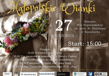 Małopolskie wianki w Skansenie Wsi Pogórzańskiej