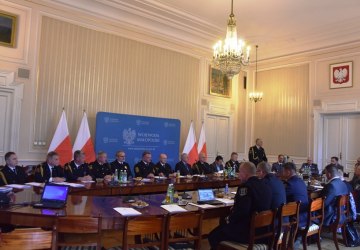 Zjazd szkoleniowy komendantów straży miejskich i gminnych z Małopolski