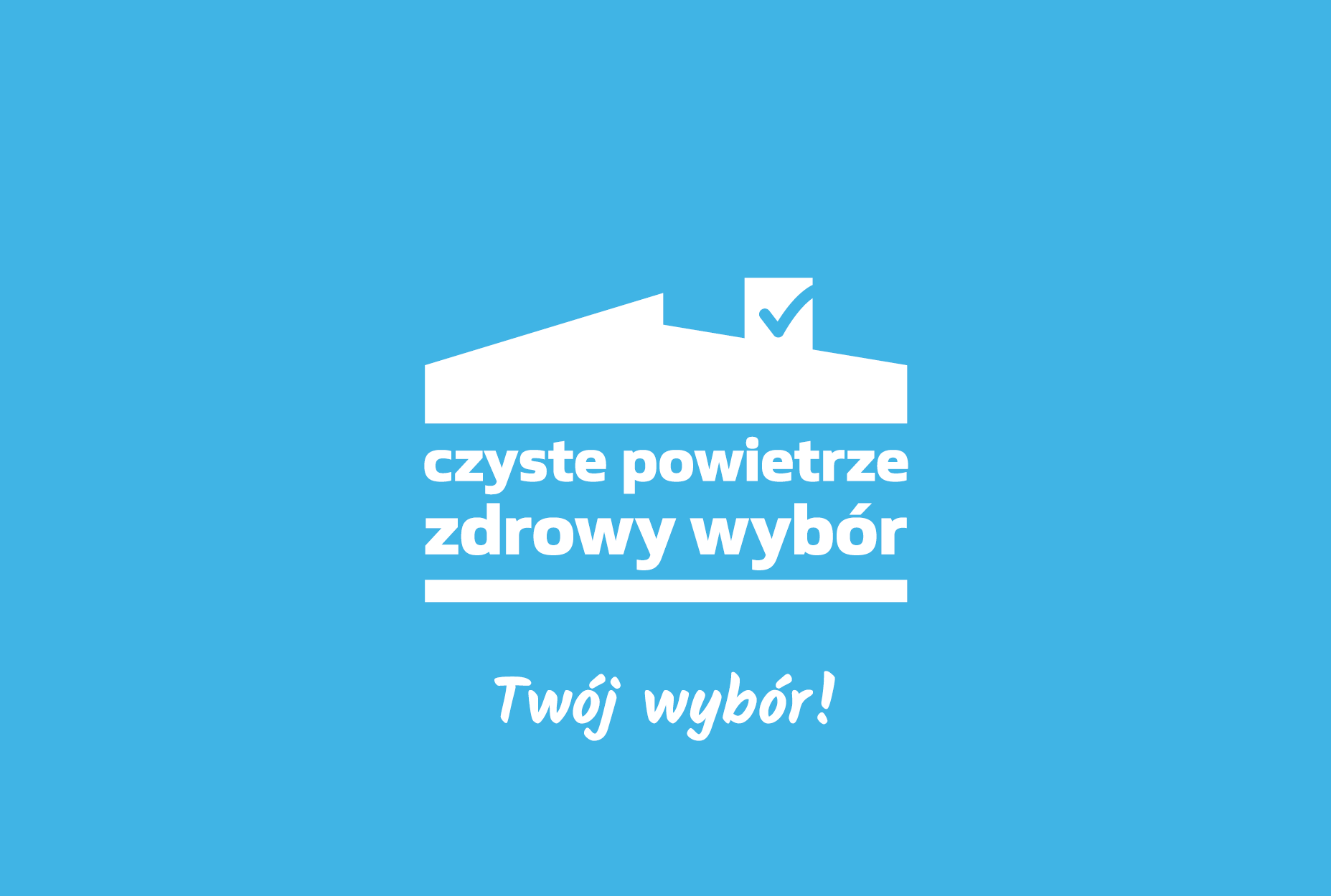 Logo programu Czyste powietrze.