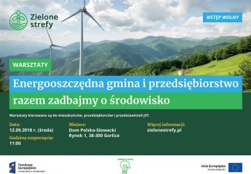 Energooszczędna gmina i przedsiębiorstwo – razem zadbajmy o środowisko!