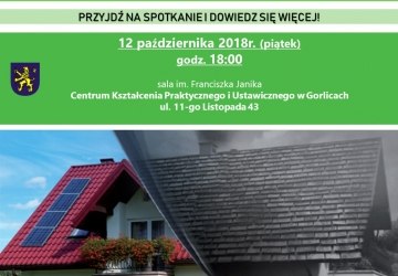 Czyste powietrze - spotkanie w Gorlicach