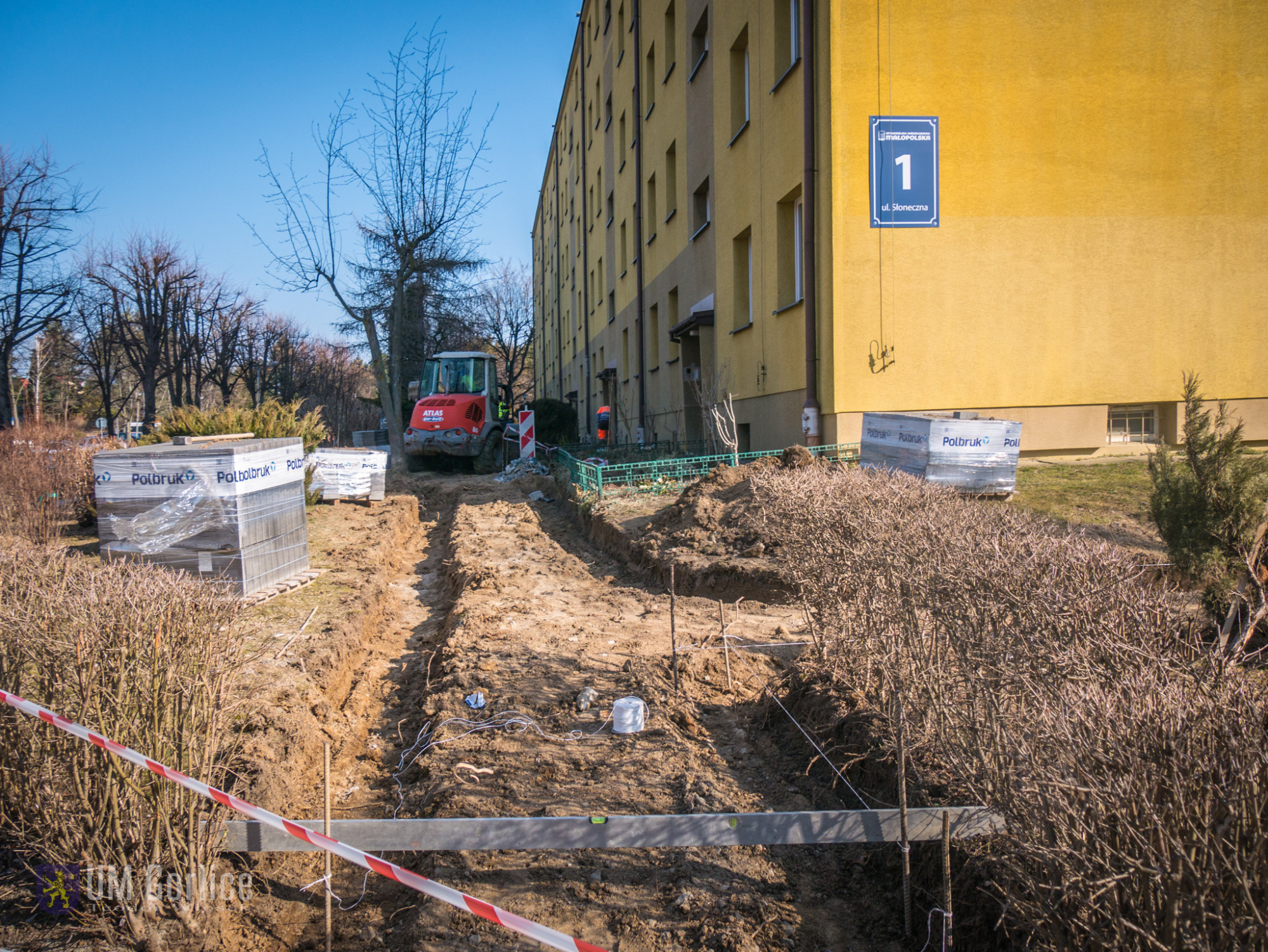 Nowy chodnik przy ul. Słonecznej