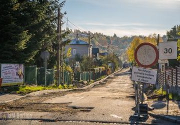 Ulica Okrzei w remoncie