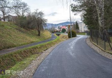 Odcinek ul. Reja z nową nawierzchnią