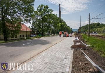 Powstaje chodnik przy ulicy Chopina