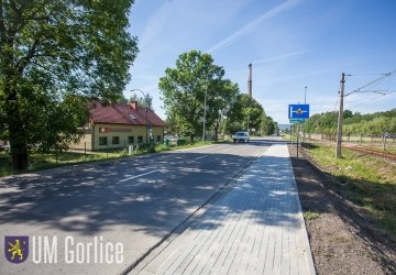 Nowy chodnik przy ulicy Chopina