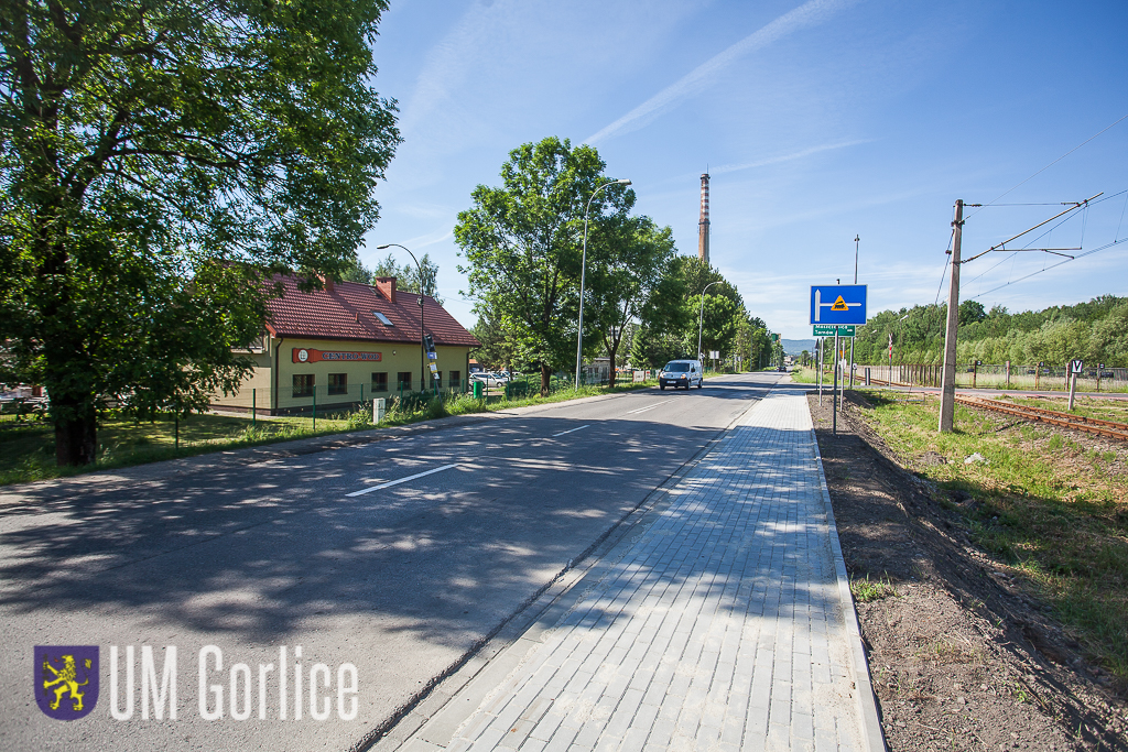 Nowy chodnik przy ulicy Chopina