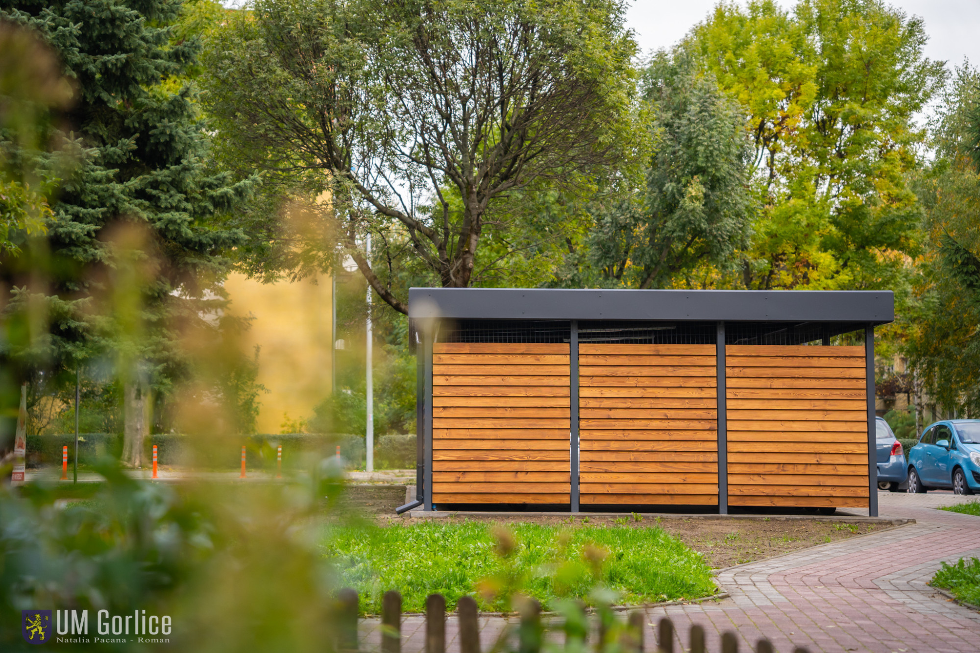 Nowa wiata śmietnikowa przy ul. Konopnickiej