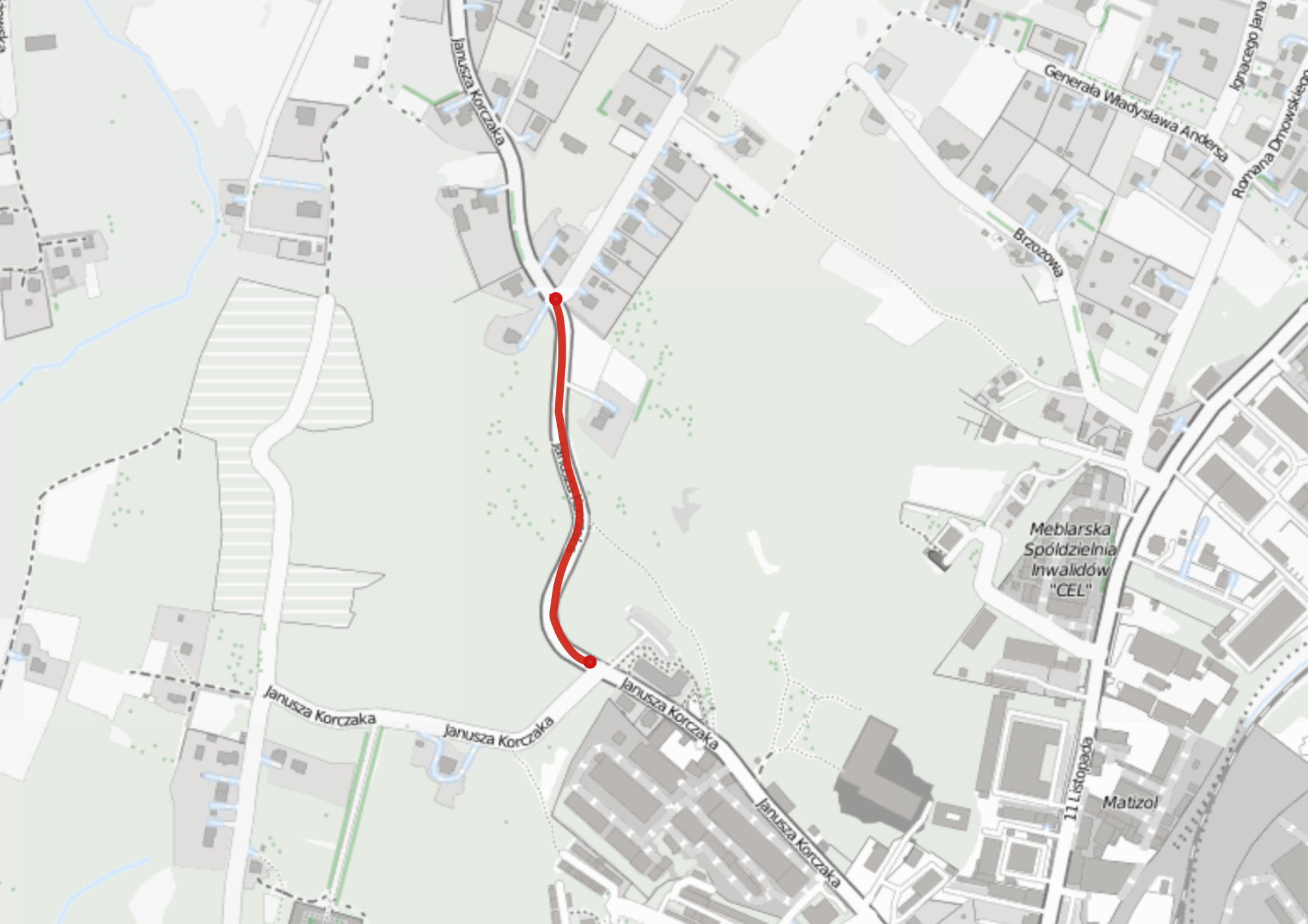 Zmiana organizacji ruchu na ul. Korczaka