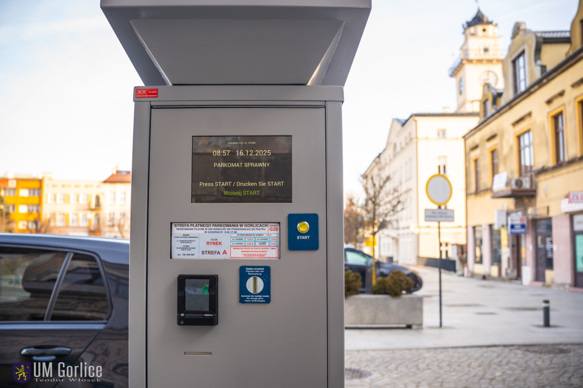 Nowoczesne parkometry dla większej wygody