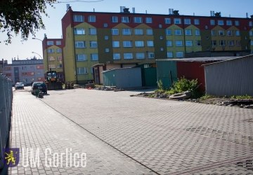 Prace przy ulicy Kościuszki