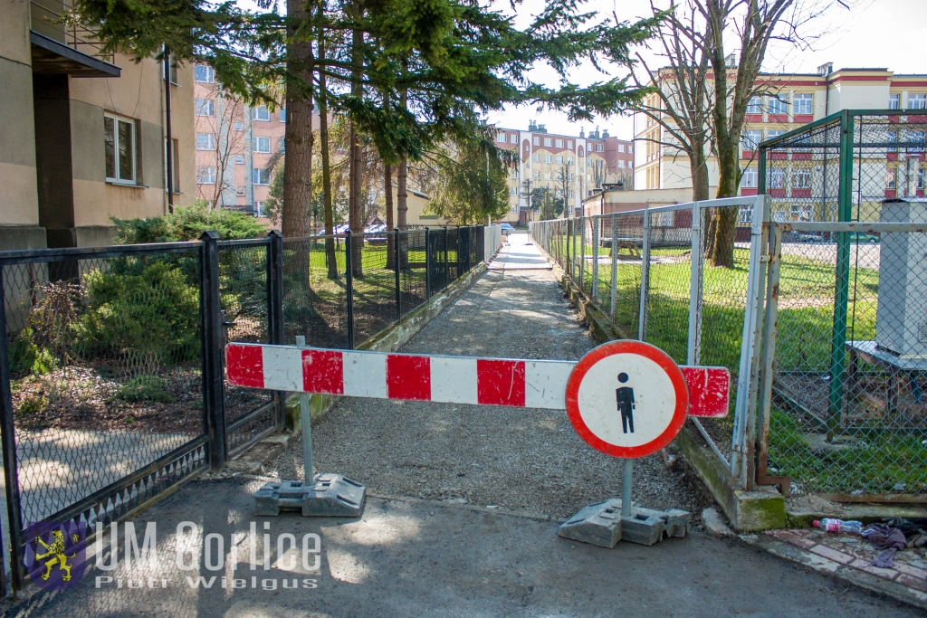 Remont chodnika na Osiedlu Krasińskiego