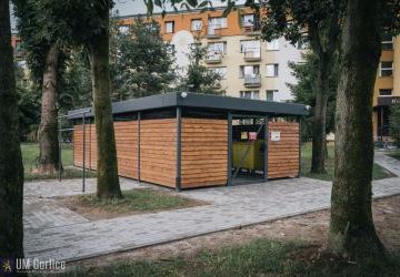 Wiata śmietnikowa przy ul. Konopnickiej