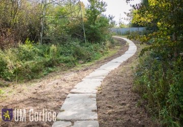 Nowe dojście na cmentarz z II wojny światowej w Gliniku