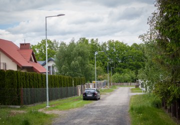 II etap budowy oświetlenia przy ul. Wrońskich zakończony