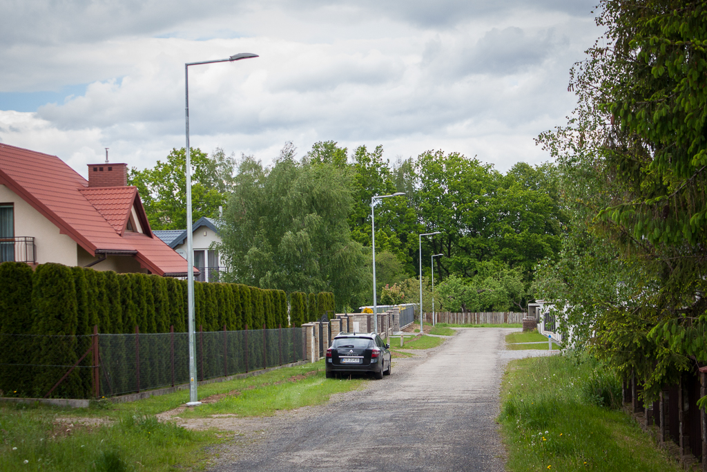 II etap budowy oświetlenia przy ul. Wrońskich zakończony