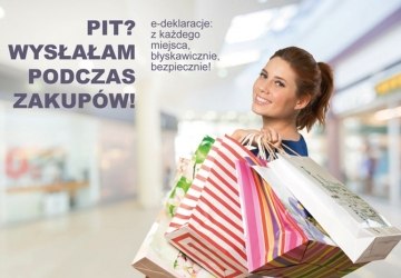 Wyślij PIT przez Internet z centrum handlowego