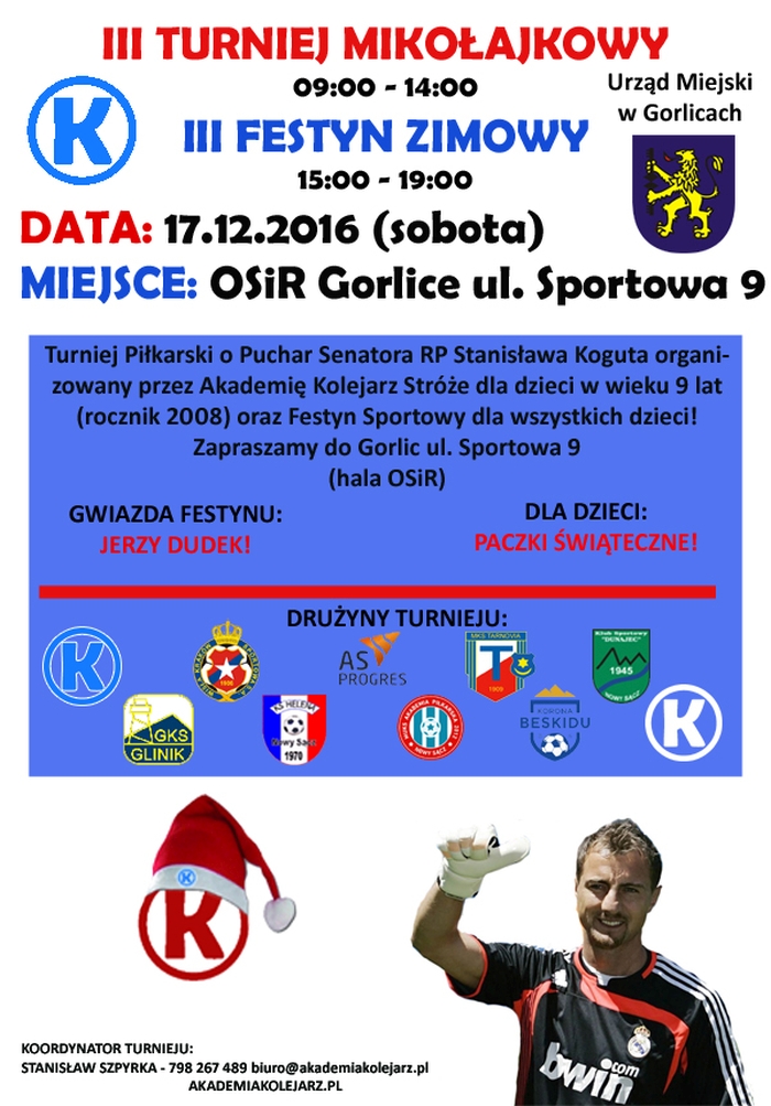 Jerzy Dudek gwiazdą Turnieju Mikołajkowego