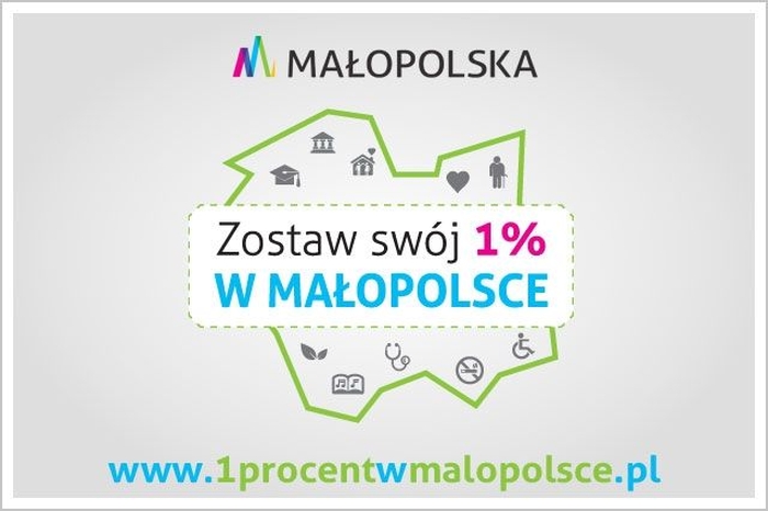 Zostaw swój 1% w Małopolsce!