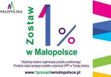 Zostaw 1% w Małopolsce