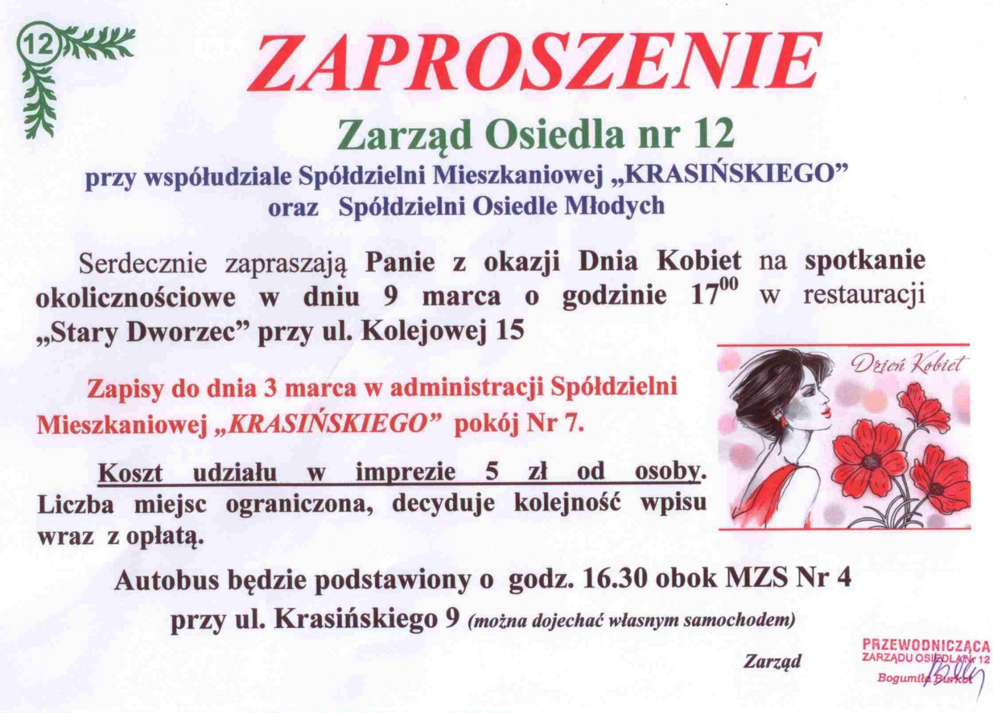 Spotkanie okolicznościowe z okazji Dnia Kobiet