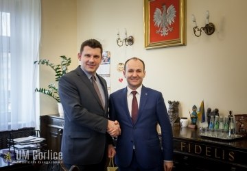 Marek Sowa z wizytą w Gorlicach