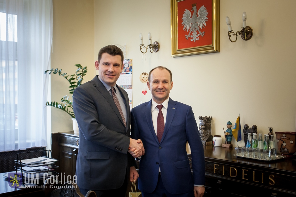 Marek Sowa z wizytą w Gorlicach