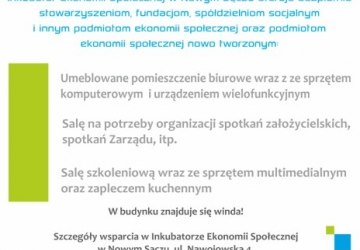 Bezpłatne wsparcie dla stowarzyszeń, fundacji i spółdzielni socjalnych